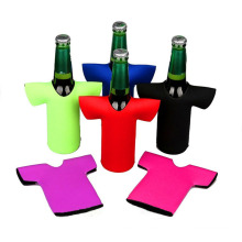 Team clothes shape neoprene beer bottle cooler sleeve keep drink cold